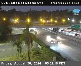 SB 15 at Adams Ave (On Ramp)