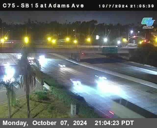 SB 15 at Adams Ave (On Ramp)