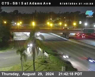 SB 15 at Adams Ave (On Ramp)