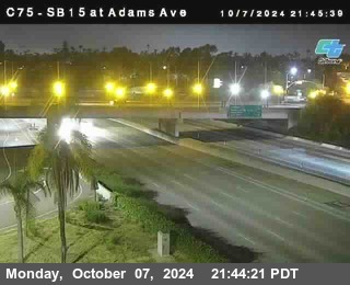 SB 15 at Adams Ave (On Ramp)