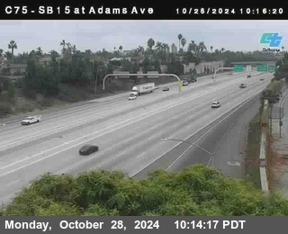 SB 15 at Adams Ave (On Ramp)