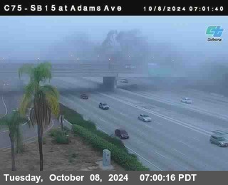 SB 15 at Adams Ave (On Ramp)