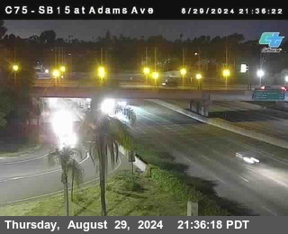 SB 15 at Adams Ave (On Ramp)