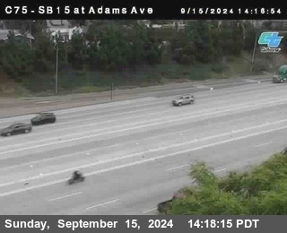 SB 15 at Adams Ave (On Ramp)