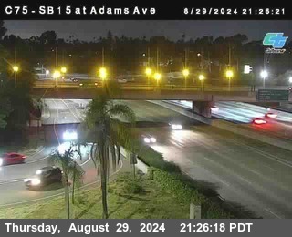 SB 15 at Adams Ave (On Ramp)