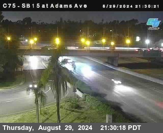 SB 15 at Adams Ave (On Ramp)