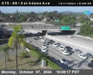 SB 15 at Adams Ave (On Ramp)