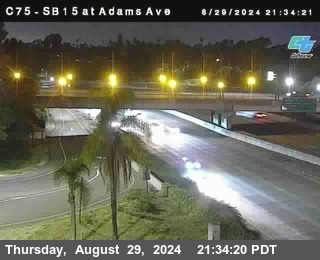 SB 15 at Adams Ave (On Ramp)