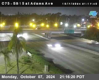 SB 15 at Adams Ave (On Ramp)