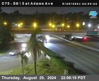 SB 15 at Adams Ave (On Ramp)