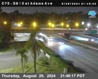 SB 15 at Adams Ave (On Ramp)