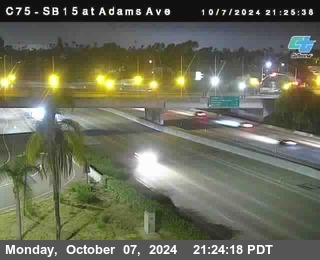 SB 15 at Adams Ave (On Ramp)