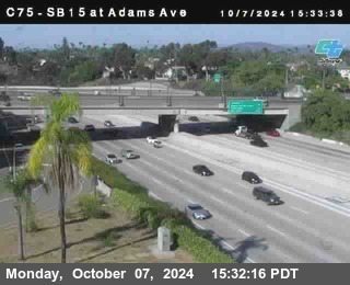 SB 15 at Adams Ave (On Ramp)