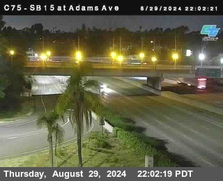 SB 15 at Adams Ave (On Ramp)