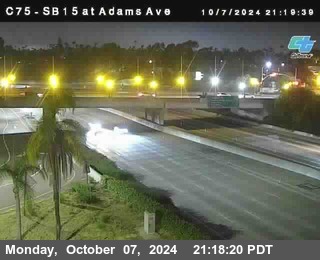 SB 15 at Adams Ave (On Ramp)