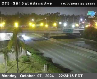 SB 15 at Adams Ave (On Ramp)