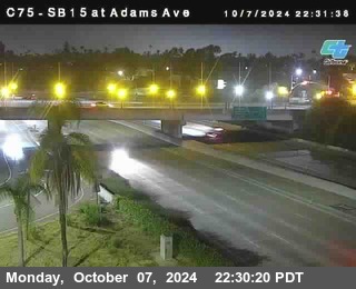 SB 15 at Adams Ave (On Ramp)