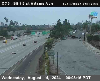 SB 15 at Adams Ave (On Ramp)