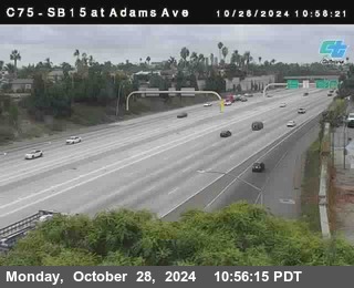 SB 15 at Adams Ave (On Ramp)