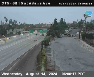 SB 15 at Adams Ave (On Ramp)