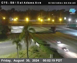 SB 15 at Adams Ave (On Ramp)