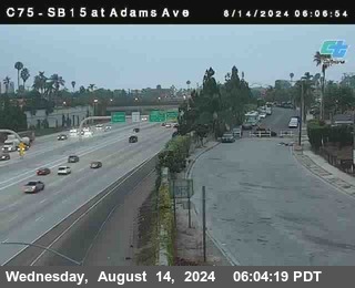 SB 15 at Adams Ave (On Ramp)