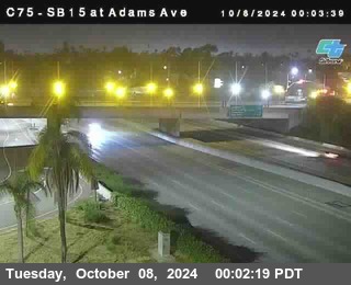 SB 15 at Adams Ave (On Ramp)