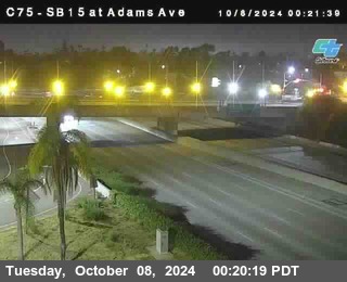 SB 15 at Adams Ave (On Ramp)