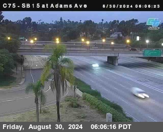 SB 15 at Adams Ave (On Ramp)