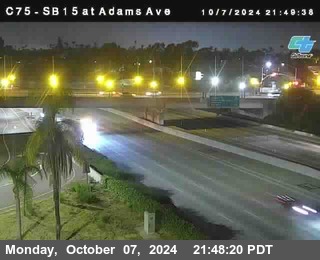 SB 15 at Adams Ave (On Ramp)