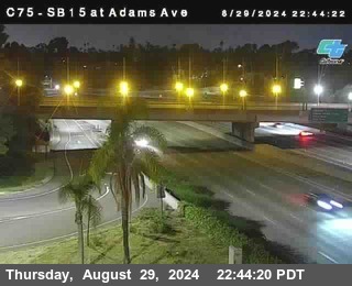 SB 15 at Adams Ave (On Ramp)