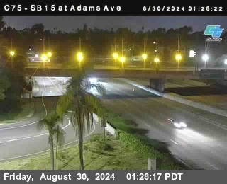 SB 15 at Adams Ave (On Ramp)