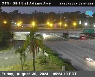 SB 15 at Adams Ave (On Ramp)