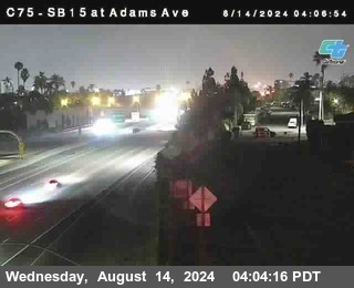 SB 15 at Adams Ave (On Ramp)