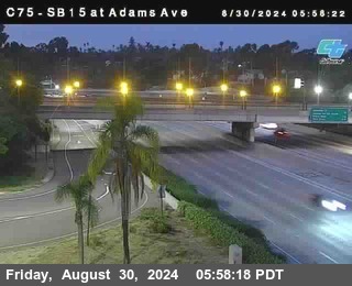 SB 15 at Adams Ave (On Ramp)