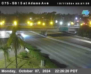 SB 15 at Adams Ave (On Ramp)