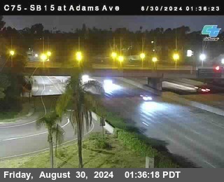 SB 15 at Adams Ave (On Ramp)