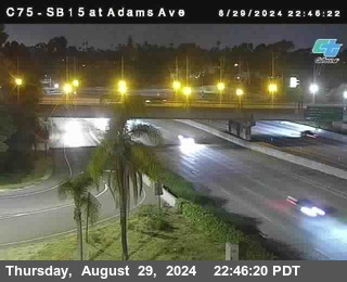 SB 15 at Adams Ave (On Ramp)