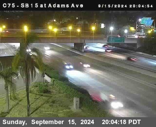 SB 15 at Adams Ave (On Ramp)