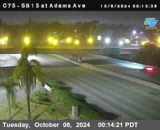 SB 15 at Adams Ave (On Ramp)