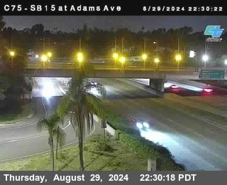 SB 15 at Adams Ave (On Ramp)