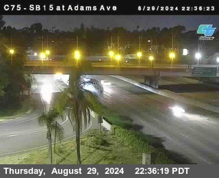 SB 15 at Adams Ave (On Ramp)