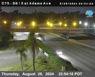 SB 15 at Adams Ave (On Ramp)