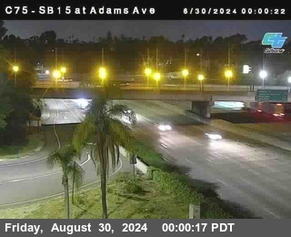 SB 15 at Adams Ave (On Ramp)