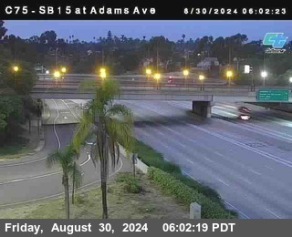 SB 15 at Adams Ave (On Ramp)