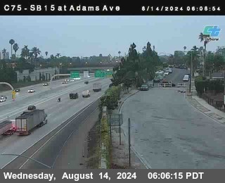 SB 15 at Adams Ave (On Ramp)