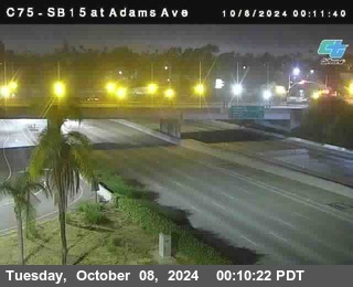 SB 15 at Adams Ave (On Ramp)