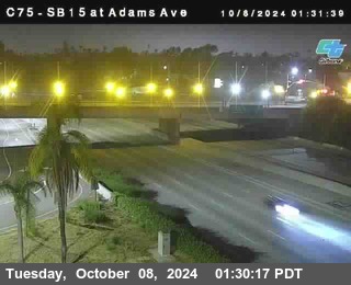 SB 15 at Adams Ave (On Ramp)