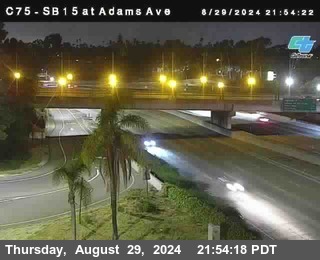 SB 15 at Adams Ave (On Ramp)