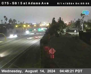 SB 15 at Adams Ave (On Ramp)